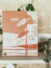 Load image into Gallery viewer, I Am Orange Titanium White Original Painting Gouache on Board Close Up Natasha Mott