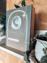 Load image into Gallery viewer, Moon Star Original Painting Loneliness GreyBlue Peach White