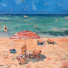 Load image into Gallery viewer, Red Stripped Brolly I
