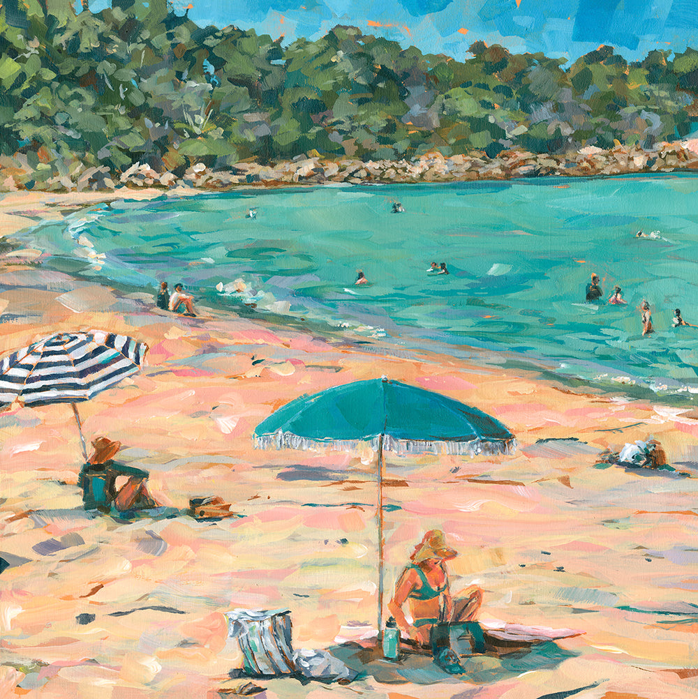 Two Hat Ladies and a Waterbottle