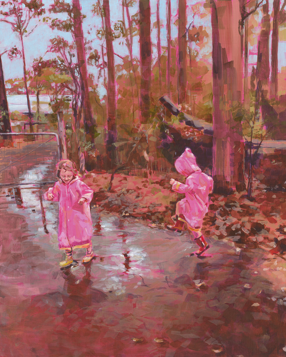 Puddle Play - Print