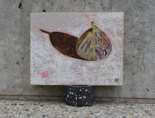 Load image into Gallery viewer, A gouache painting of a fig by West Australian artist Natasha Mott
